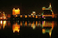 北湖公园夜景